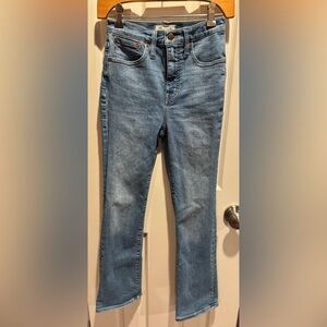Madewell Cali Demi Boot Jeans size 23